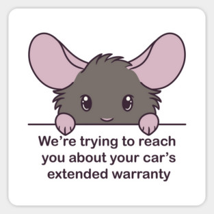 We're trying to reach you... Sticker