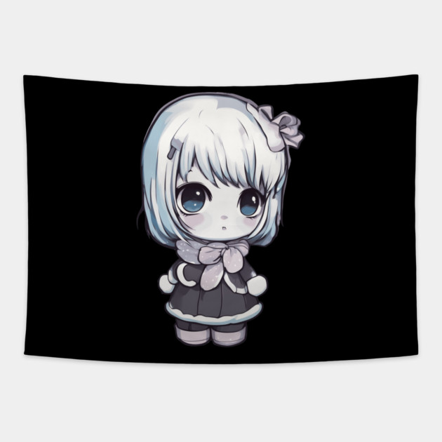 Little Kawaii Baby Princess Tapestry by animegirlnft