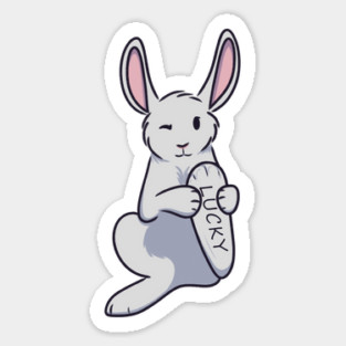 Lucky Rabbit's Foot Magnet