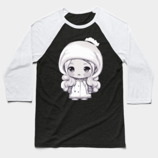 Fashionable Stylish Anime Kawaii Baby Girl Baseball T-Shirt
