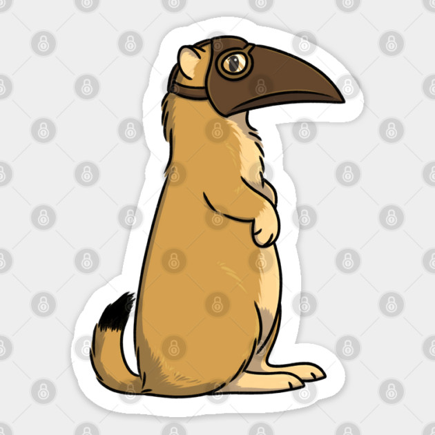 Plague Doctor Sticker by DeguArts