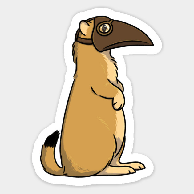 Plague Doctor Magnet by DeguArts