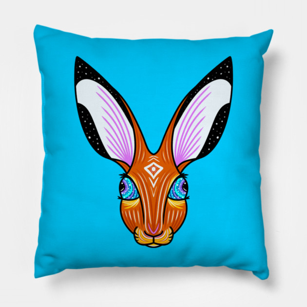 The Hare Pillow by DeguArts