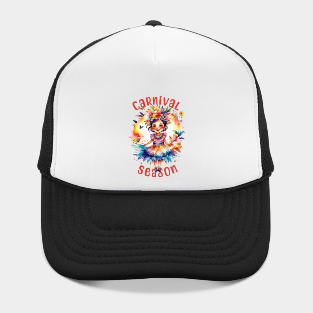 Watercolor Carnival Season Girl by HolidayBug