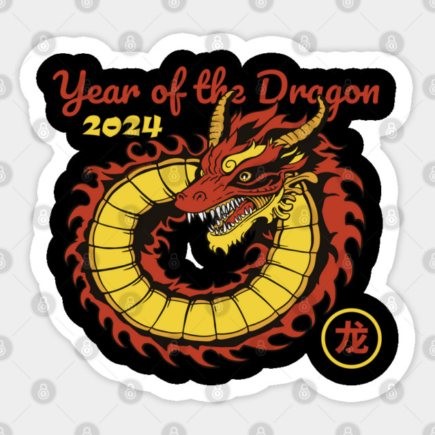 Chinese New Year 2024 Year of The Dragon Sticker by creative
