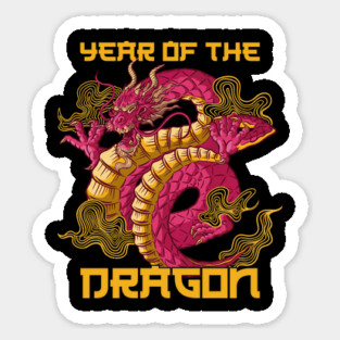 Chinese New Year 2024 Year of The Dragon Magnet