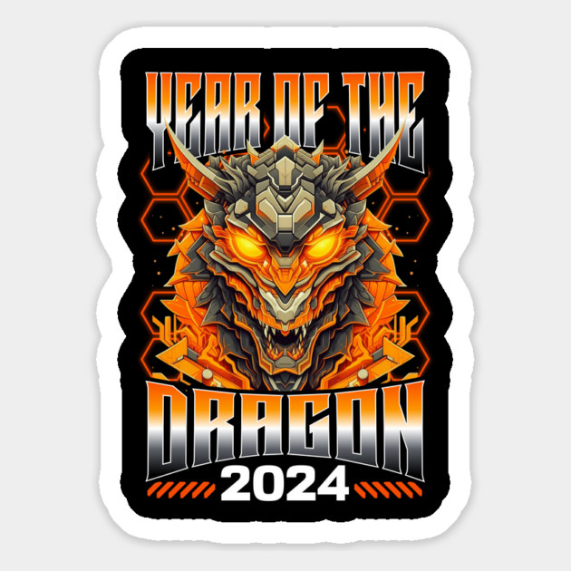 Chinese New Year 2024 Year of The Dragon Magnet by creative