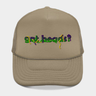 got beads? Mardi Gras Hat