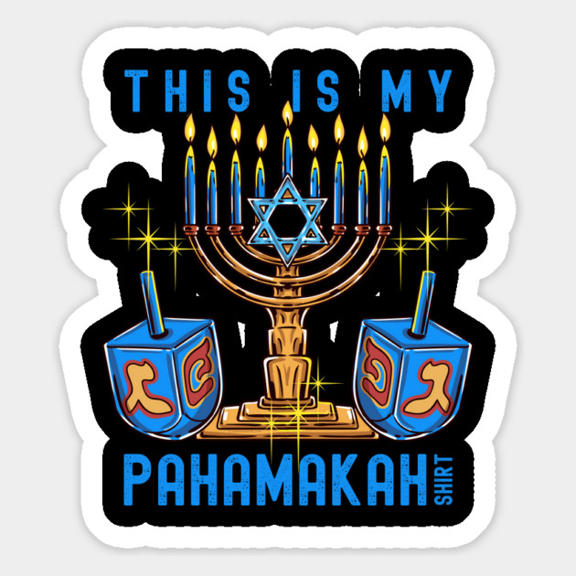 This is my Pajamakah Shirt Funny Jewish Pun Hanukah Magnet by creative
