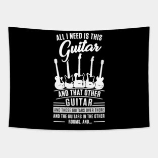 all i need is guitar Tapestry