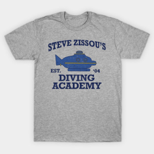 Life Aquatic Steve Zissous Submarine Driving Academy T-Shirt