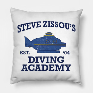 Life Aquatic Steve Zissous Submarine Driving Academy Pillow