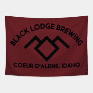 Black Lodge Symbol of Owl Cave Tapestry