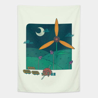 Green Living Tapestry