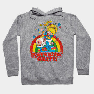 Rainbow Brite // Vintage Colorful Design Hoodie