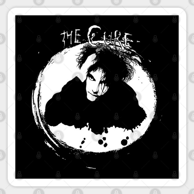 The Cure - Robert Smith Sticker by Occult Store
