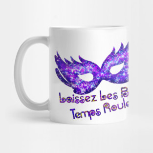Masquerade Purple Glittery Mask Mug