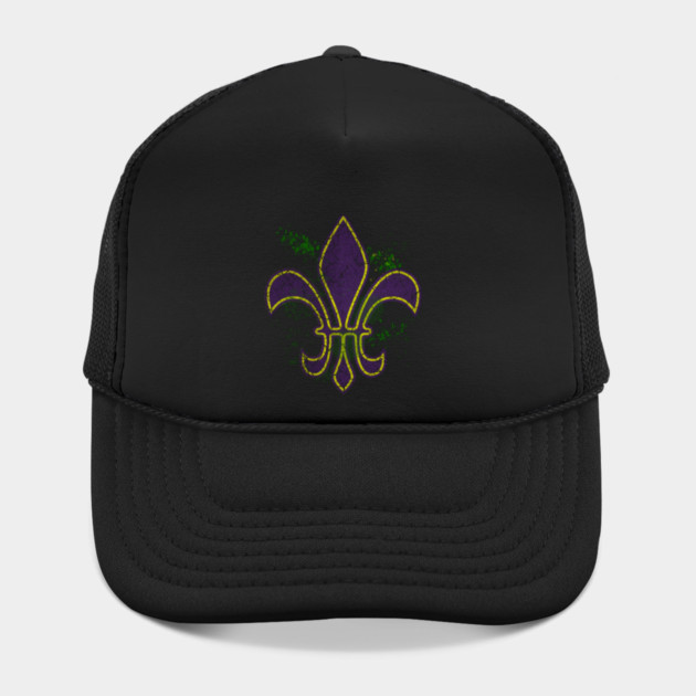 Grunge Mardi Gras fleur-de-lis by HolidayBug