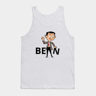 Mr. Bean Cartoon Tank Top
