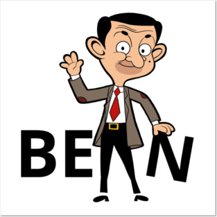Mr. Bean Cartoon Posters and Art