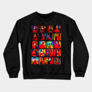 Red Dress Black Cat Art Movements Crewneck Sweatshirt