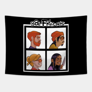 Not So Good Friends Tapestry