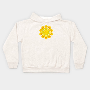 Solar plexus Chakra, Manipura Kids Hoodie