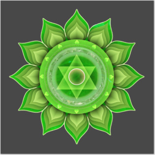 Heart Chakra, Anahata Posters and Art