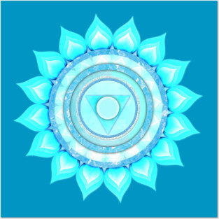 Throat Chakra, Vishudda Posters and Art