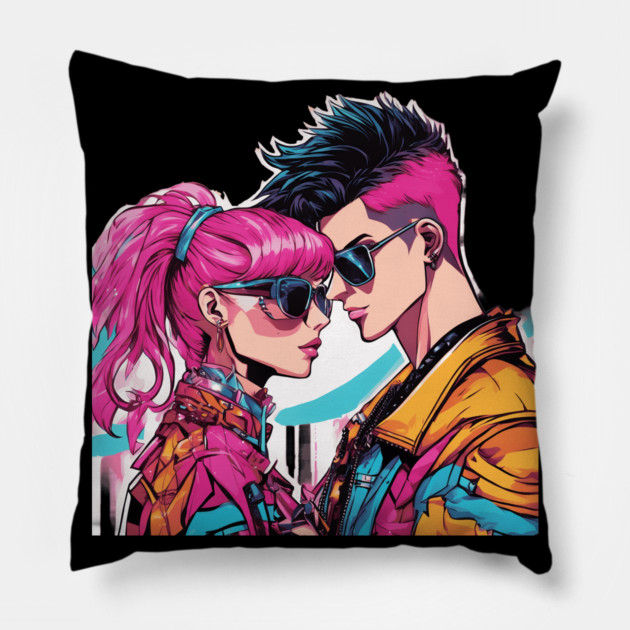 Y2K Fashion Pillow by animegirlnft