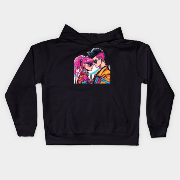 Y2K Fashion Kids Hoodie by animegirlnft