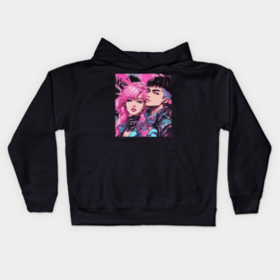 80s Fashion Kids Hoodie