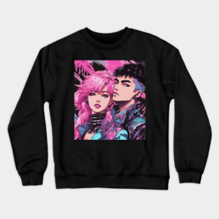 80s Fashion Crewneck Sweatshirt