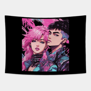 80s Fashion Tapestry