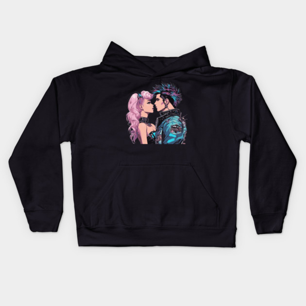 80s New Wave Kids Hoodie by animegirlnft