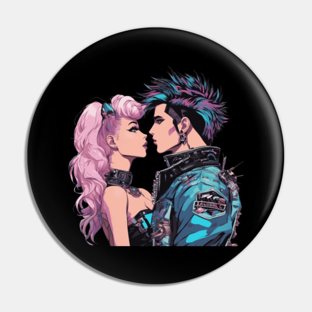 80s New Wave Pin by animegirlnft