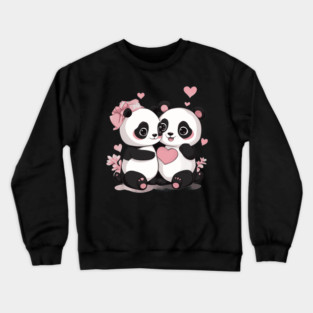 Be My Valentine Panda Crewneck Sweatshirt