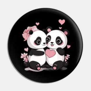 Be My Valentine Panda Pin