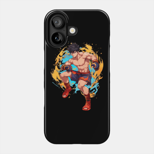 Muay Thai Training Phone Case by animegirlnft