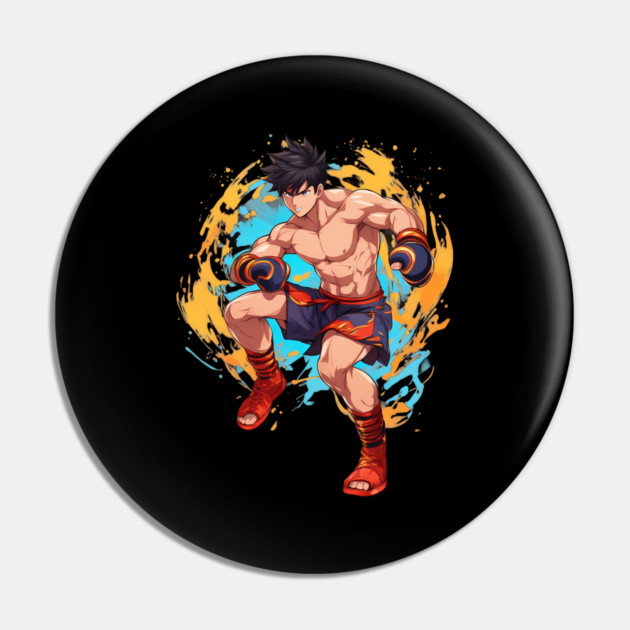 Muay Thai Training Pin by animegirlnft