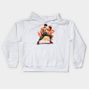 Kung Fu Fighting Kids Hoodie