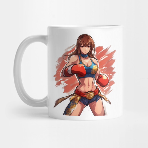 Women MMA fighter by animegirlnft