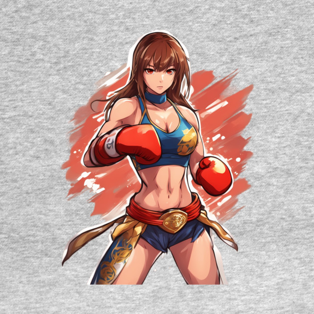 Women MMA fighter by animegirlnft