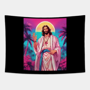 Jesus Christ Love Thy Enemies Tapestry
