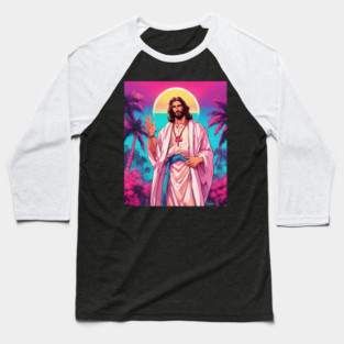 Jesus Christ Love Thy Enemies Baseball T-Shirt