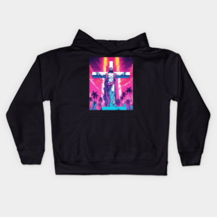 Crucifixion of Jesus Christ Kids Hoodie