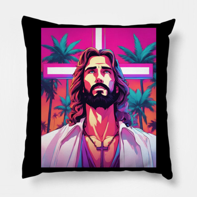 Jesus Christ Do Good to People Who Try to Harm You Pillow by animegirlnft