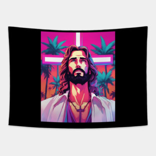 Jesus Christ Do Good to People Who Try to Harm You Tapestry