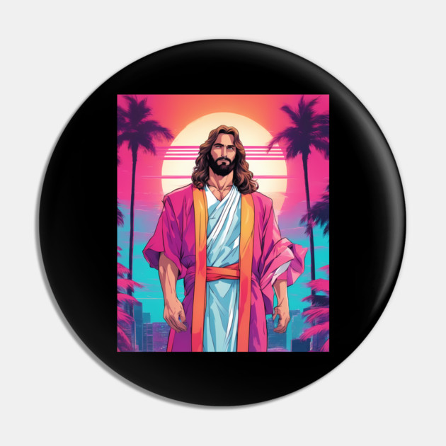 Jesus Christ All Things are Possible to Those Who Have Faith Pin by animegirlnft