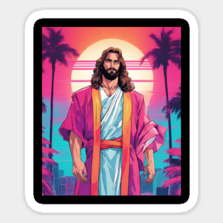 Jesus Christ All Things are Possible to Those Who Have Faith Sticker